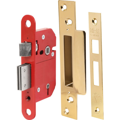 ERA BS 5 Lever Fortress Sashlock 76mm/3" Brass