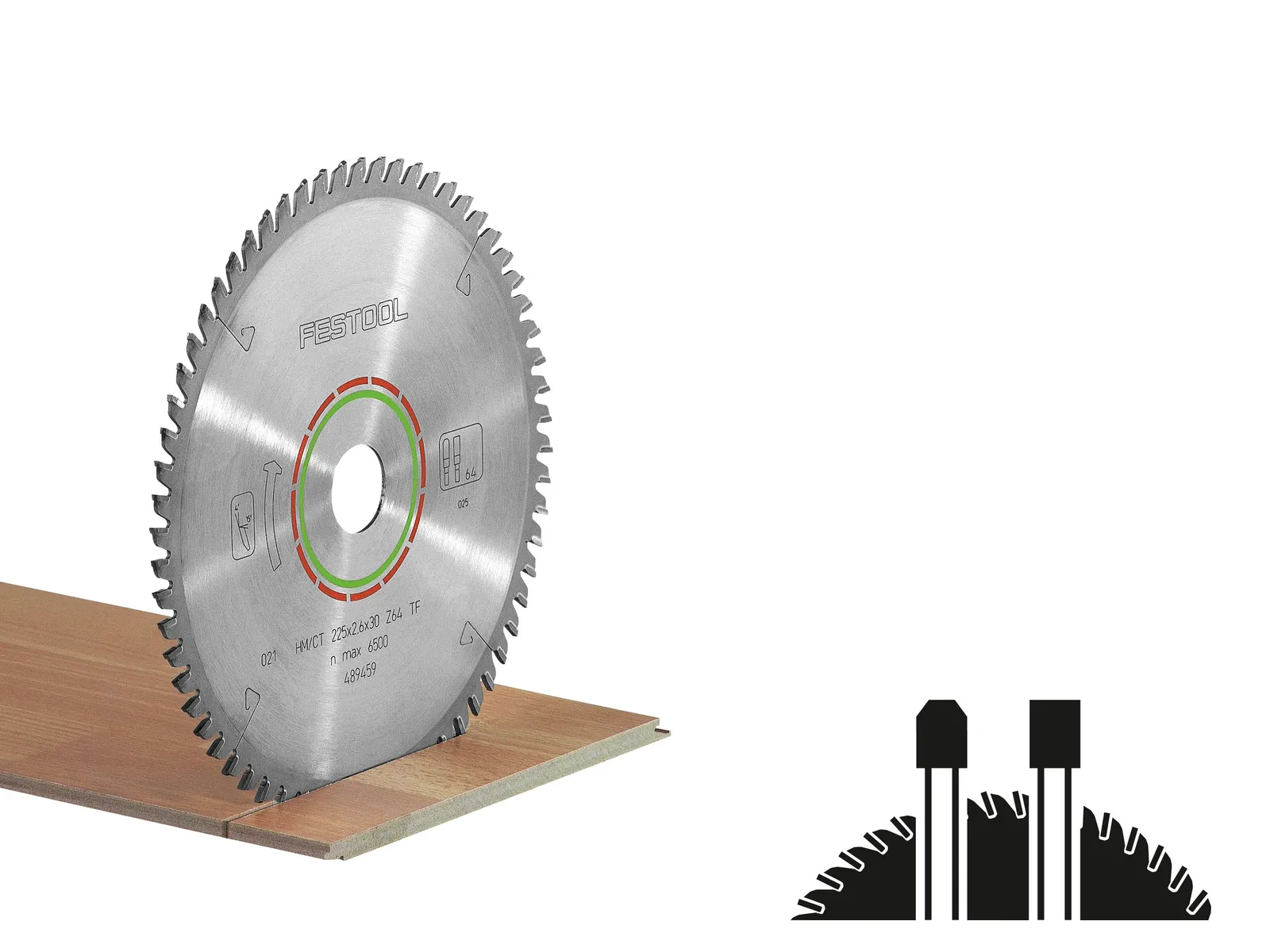 Festool Saw blade HW 190x2,6 FF TF54 Laminate/HPL (492052)