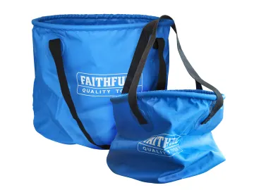 Faithfull Collapsible Bucket Twin Pack